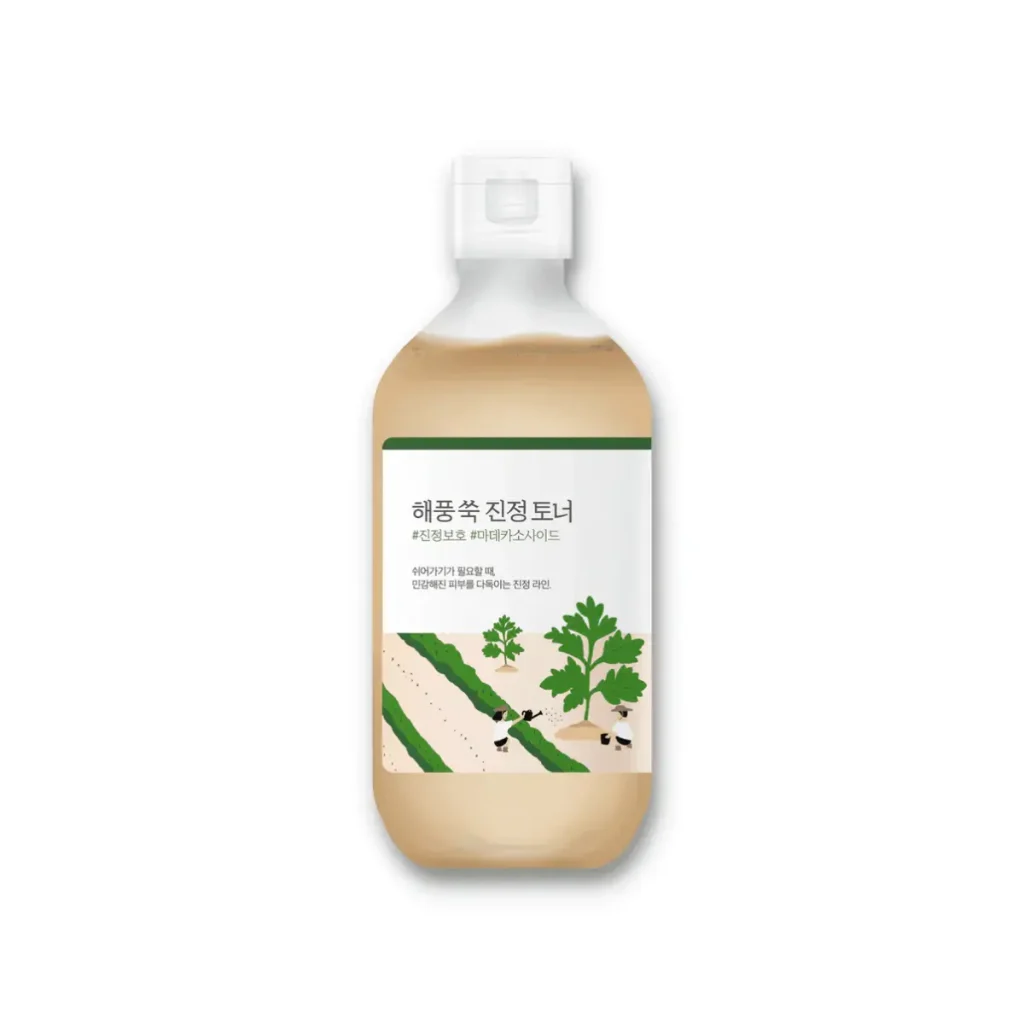 Round Lab Mugwort Calming Toner — soothing Korean toner with mugwort extract for sensitive skin