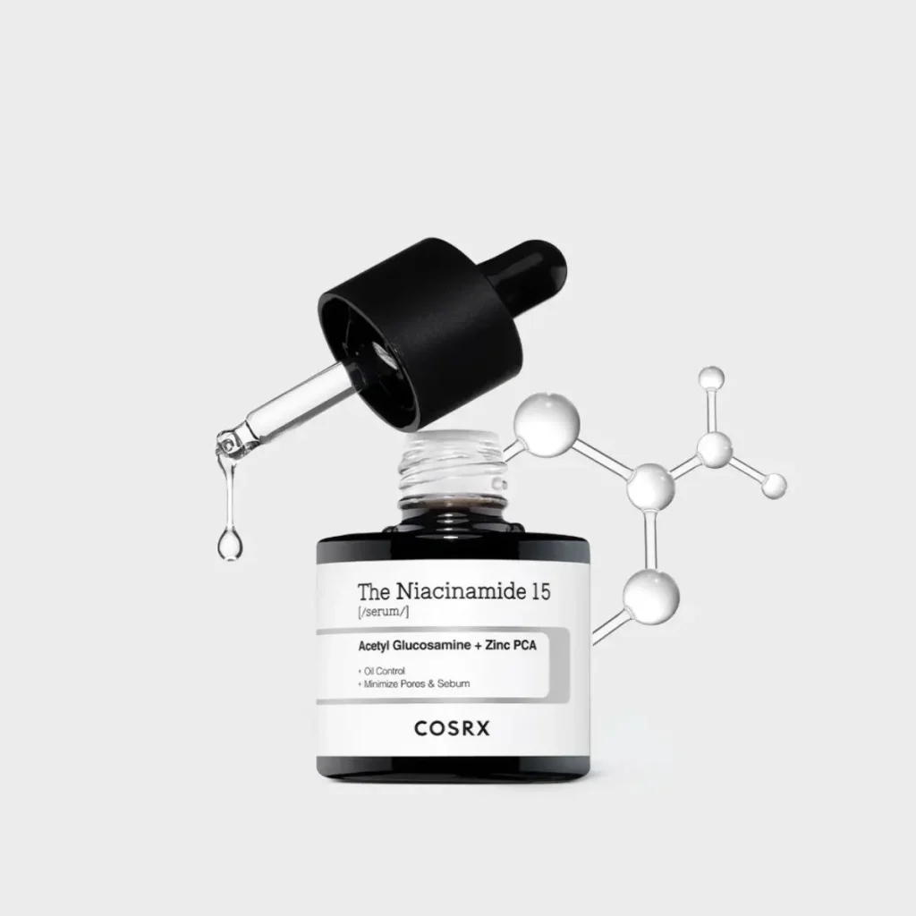 COSRX The Niacinamide 15 Serum for simple minimalist korean skincare routine