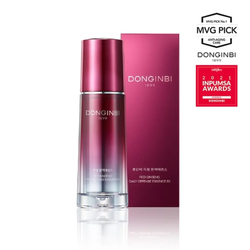 ginseng skincare formula texture macro shot
