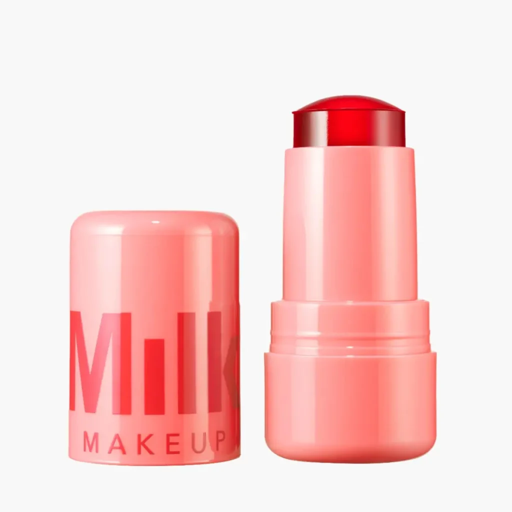 Milk Makeup Cooling Water Jelly Tint in Spritz, a sheer coral jelly tint with a fresh, cooling texture